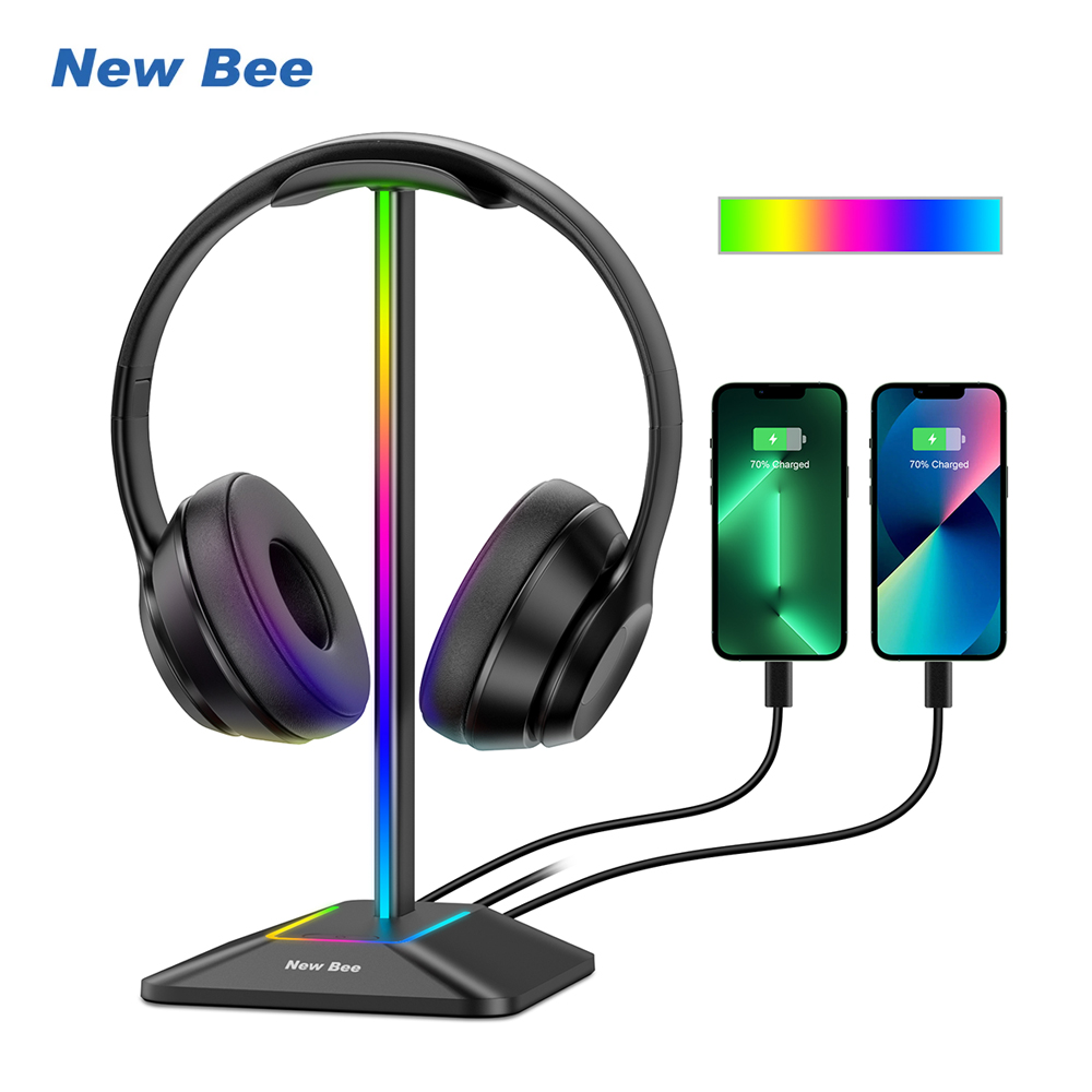 Headphone Stand Desk - New Bee Z8 RGB Supporto per