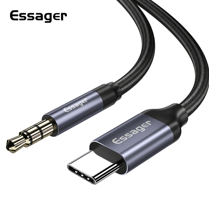 Earphone Splitter Jack - Essager adattatore Jack Aux da Usb