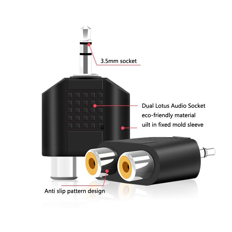 Earphone Splitter Jack - Cavo Adattatore Audio da 3,5 mm
