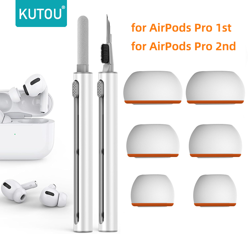 Earphone Foam Tip - KUTOU Memory Foam Auricolari per Airpods