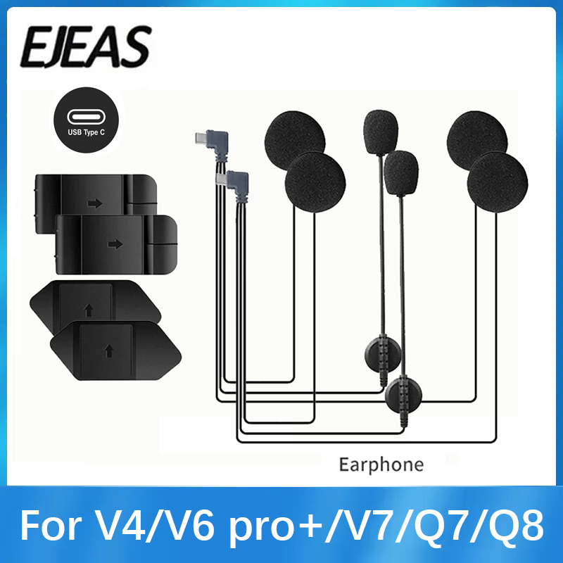 Usb C Earphone - Auricolare originale per EJEAS V4PLUS /V6