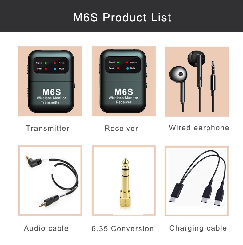 In Ear Monitor Iem - Sistema di monitoraggio in-ear wireless stereo