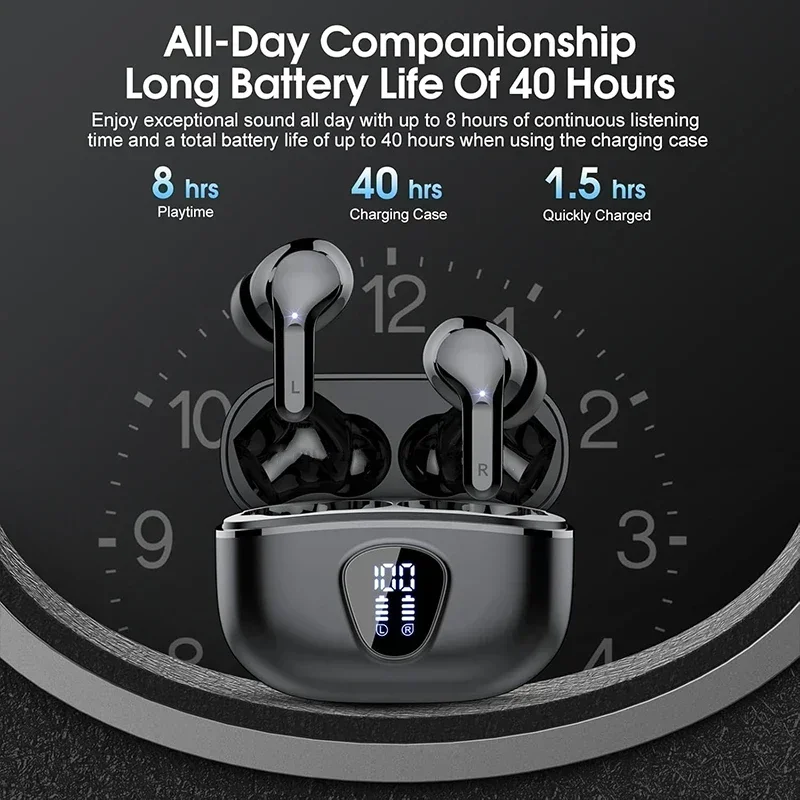 Earbuds Charging Case - UYUXIO Auricolare wireless Auricolari stereo HiFi