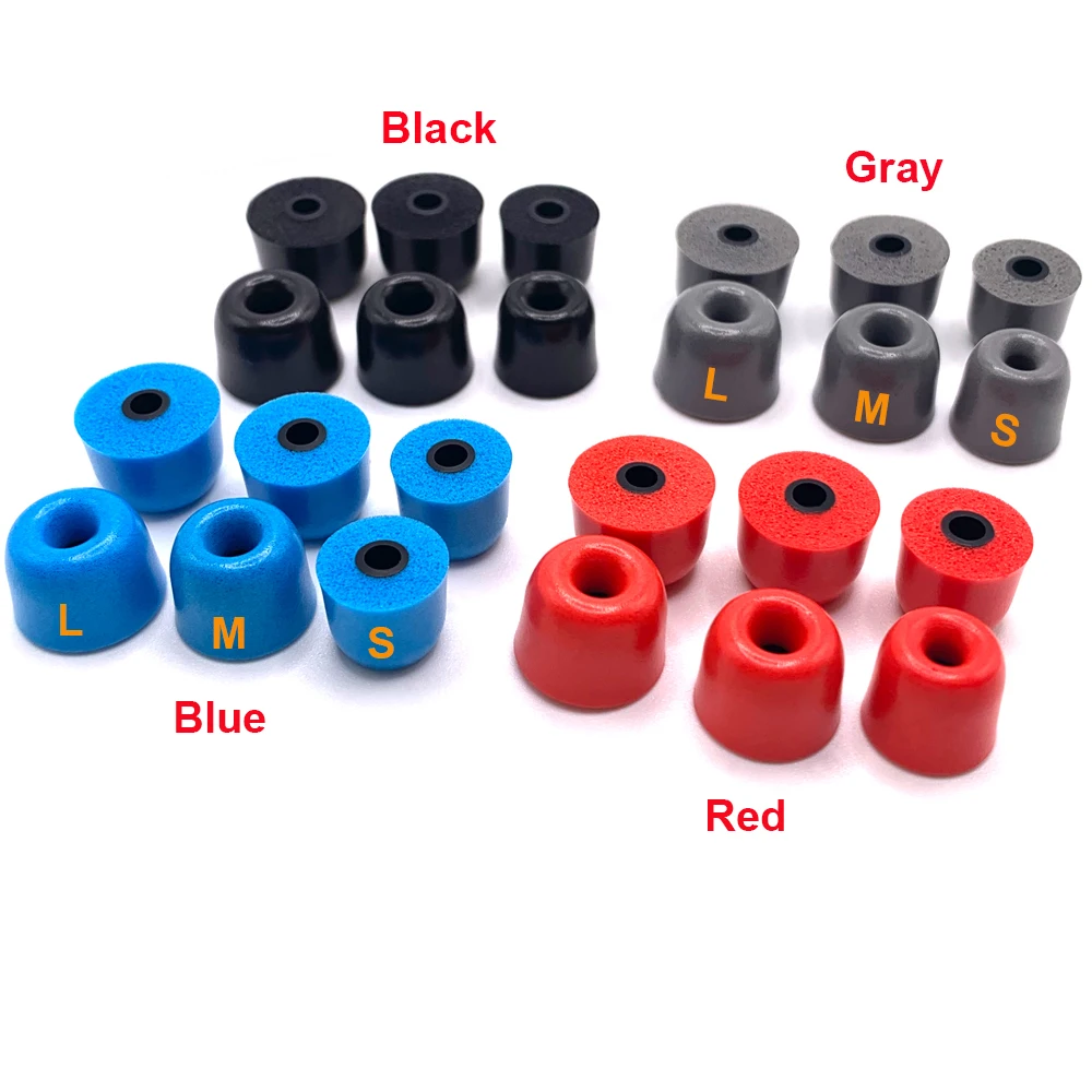 Earphone Foam Tip - 20 paia di cuscinetti auricolari in