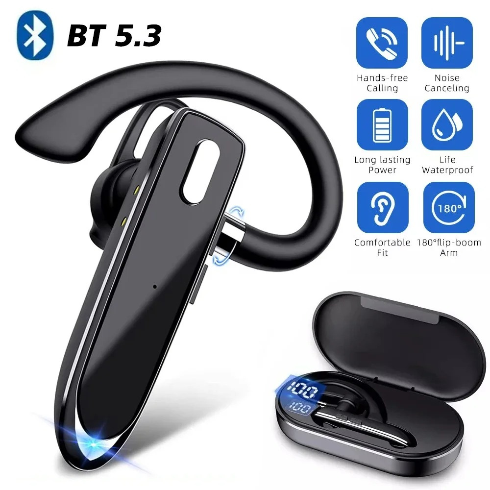 Bluetooth Headset On Ear - Cuffie Bluetooth senza fili con microfono