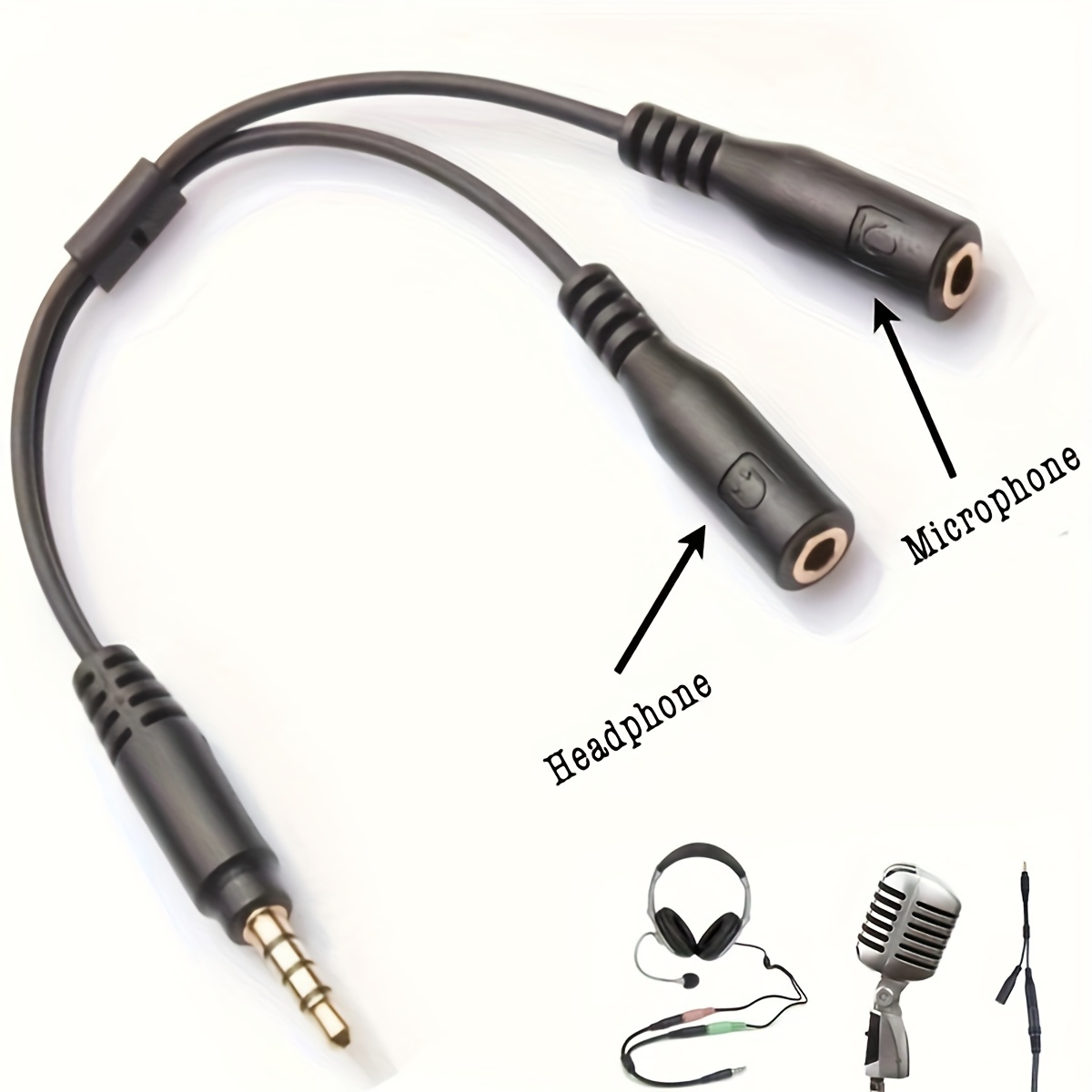 Audio Splitter Y - Adattatore cavo sdoppiatore audio stereo da
