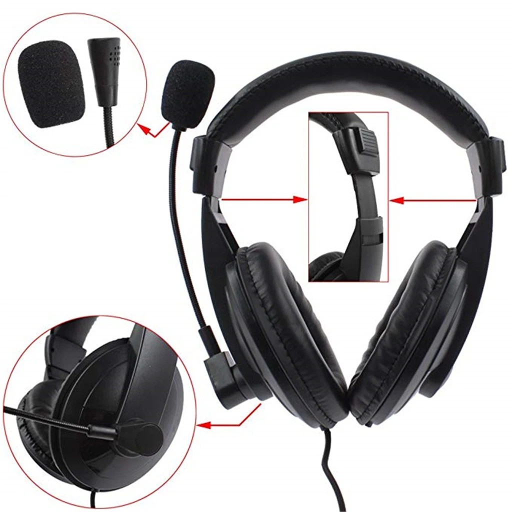 Wired Earphone Mic - Cuffie professionali con cancellazione del rumore