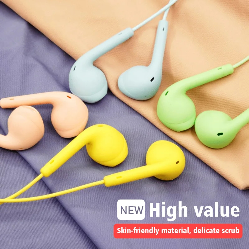 Wired Earphone Mic - 1/2/3/4 Pezzi Auricolari Universali Stereo da