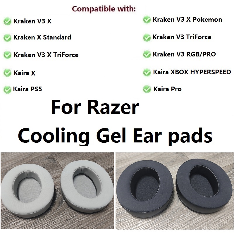 Gaming Headset Rgb - Cuscinetti auricolari in gel di raffreddamento