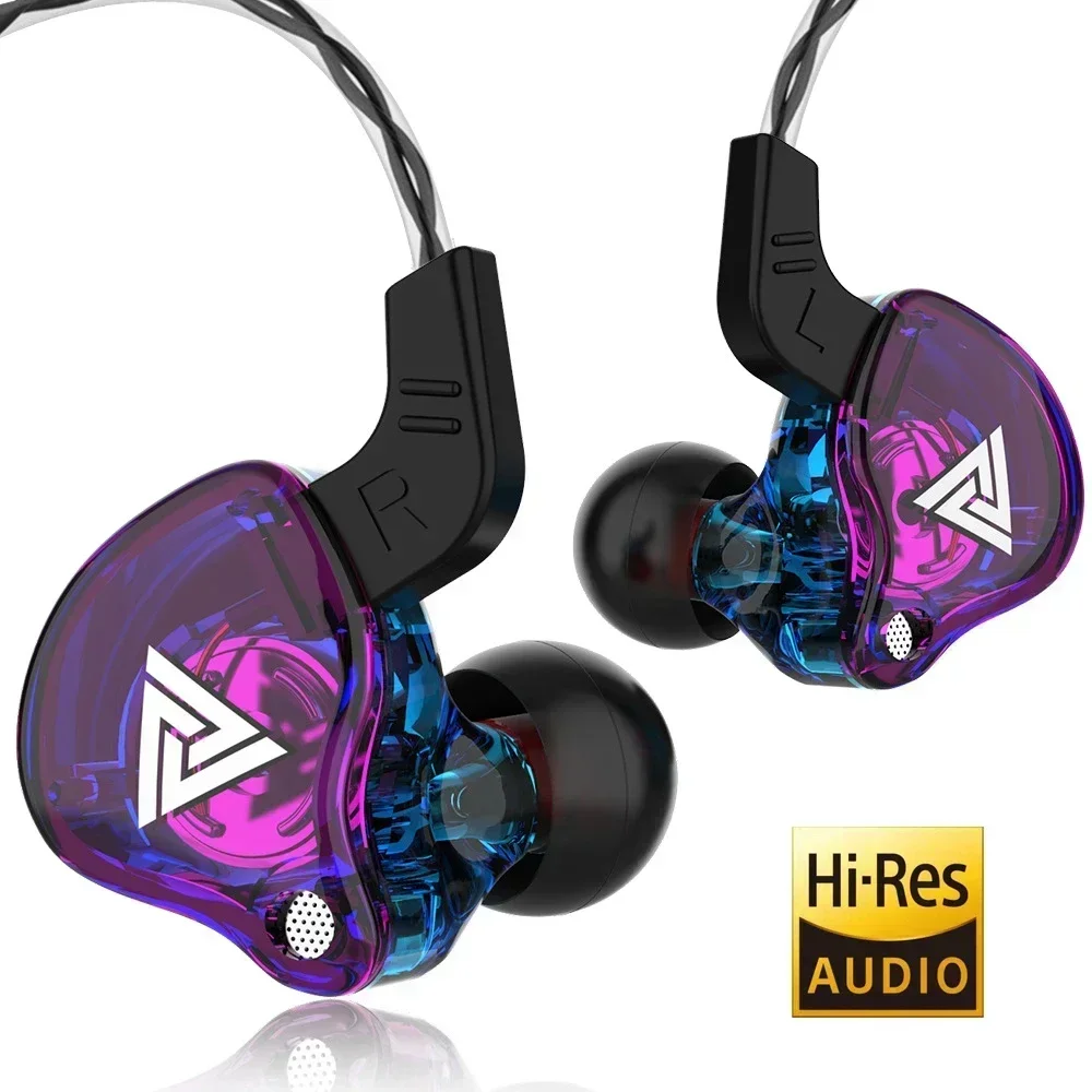 Wired Earphone Mic - NUOVI Auricolari Cablati QKZ AK6 con