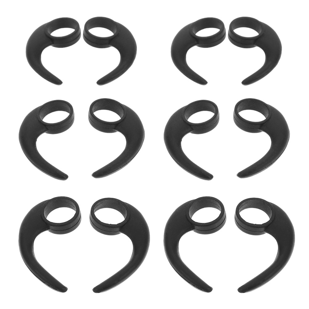 Silicone Ear Tip Replacement - 12 pezzi di ganci auricolari in