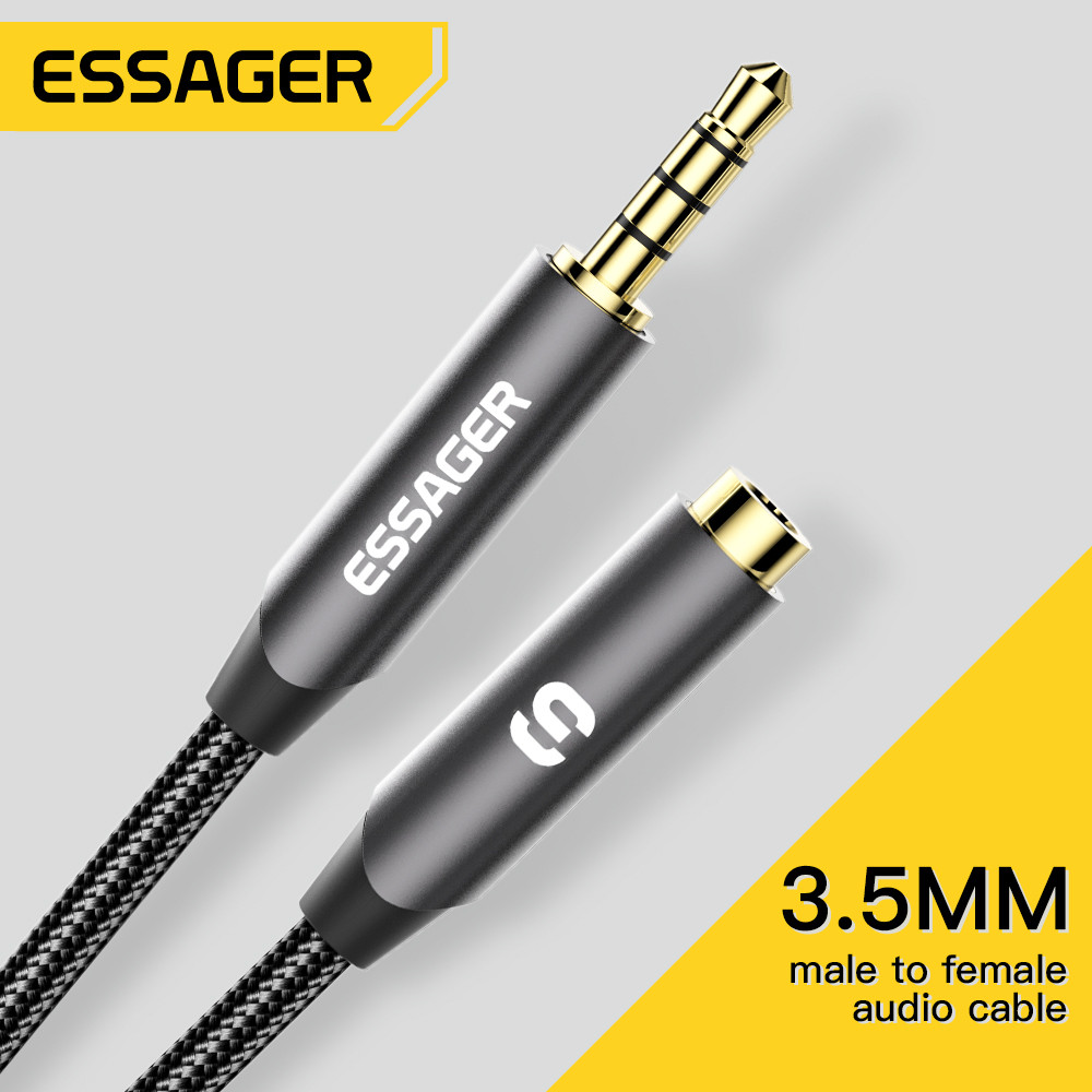 Earphone Splitter Jack - ESSAGER cavo di prolunga per cuffie
