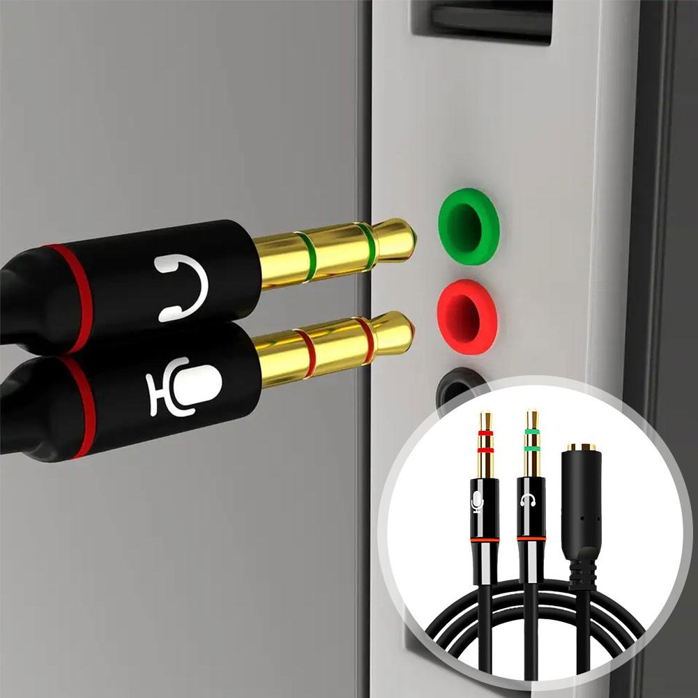 Audio Splitter Y - Convertitore Audio per Cuffie e Microfono,