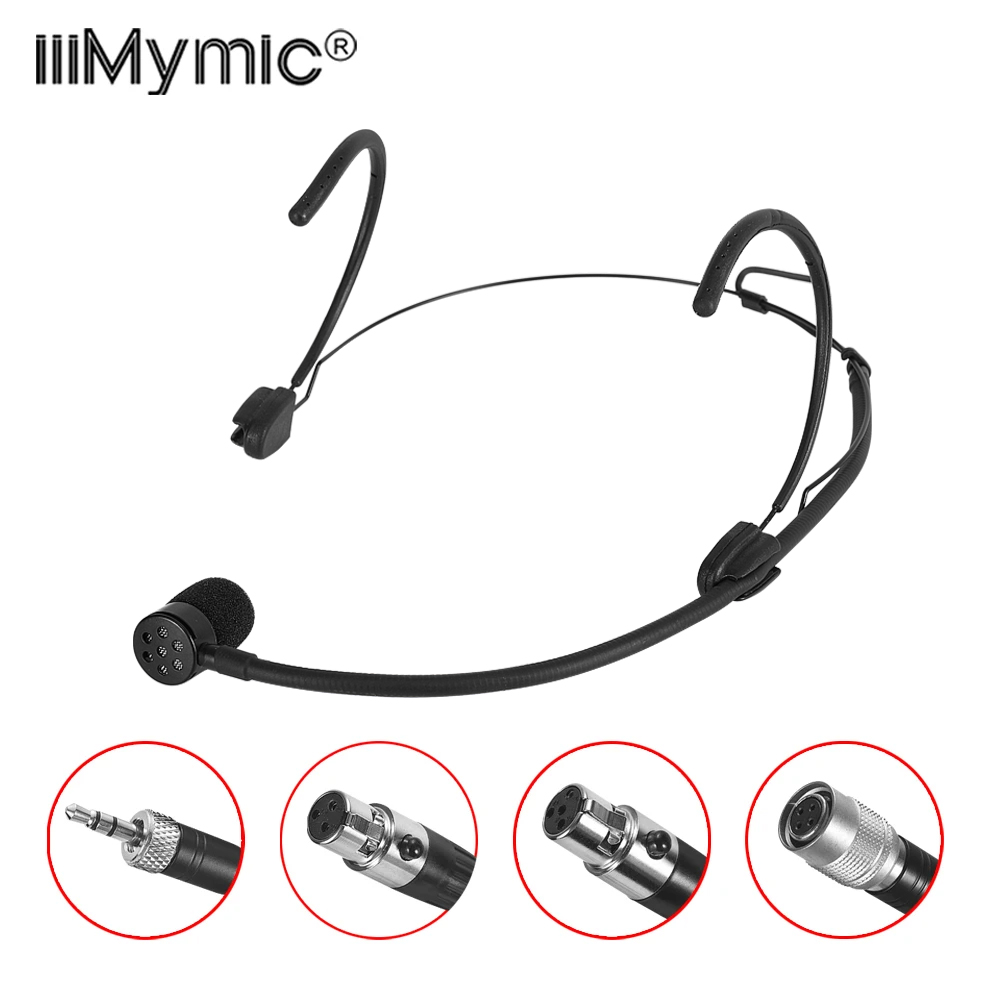 Audiophile Headphone Wired - Microfono Unidirezionale Nero Iiimymic per Cuffie