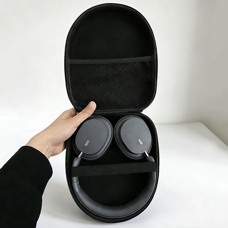 Headphone Case Hard - Custodia per cuffie 1 pz, nera,