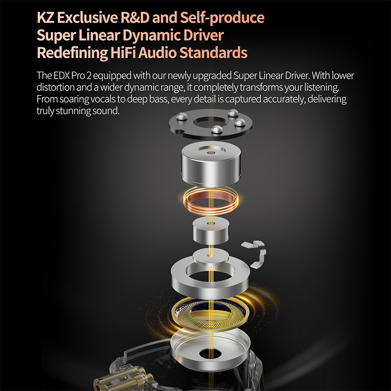 KZ EDX Pro 2 Driver dinamico u - In Ear Monitor Iem recensione e prezzo