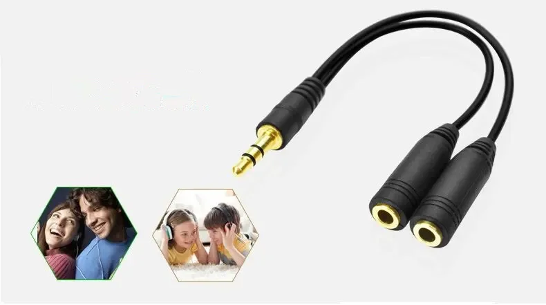 Splitter per cuffie, cavo di p - Earphone Splitter Jack recensione e prezzo