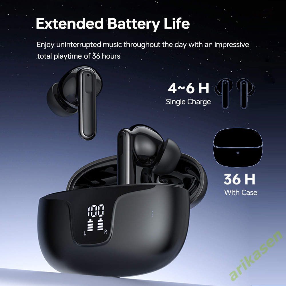 Auricolari ANC Bluetooth 5.3 H - Earbuds Charging Case recensione e prezzo