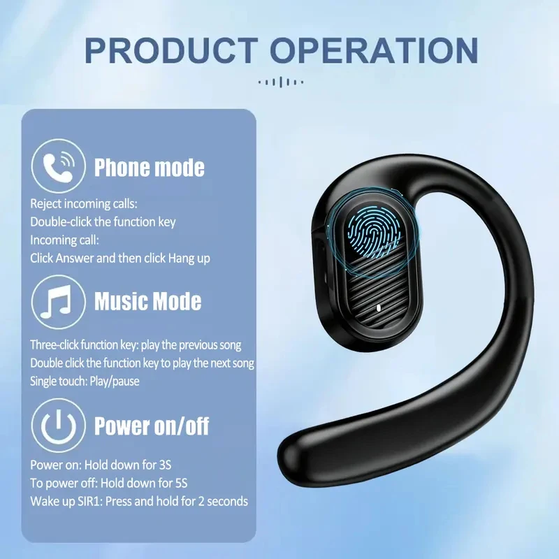 Auricolari Bluetooth 5.4 Open  - Bluetooth Headset On Ear recensione e prezzo