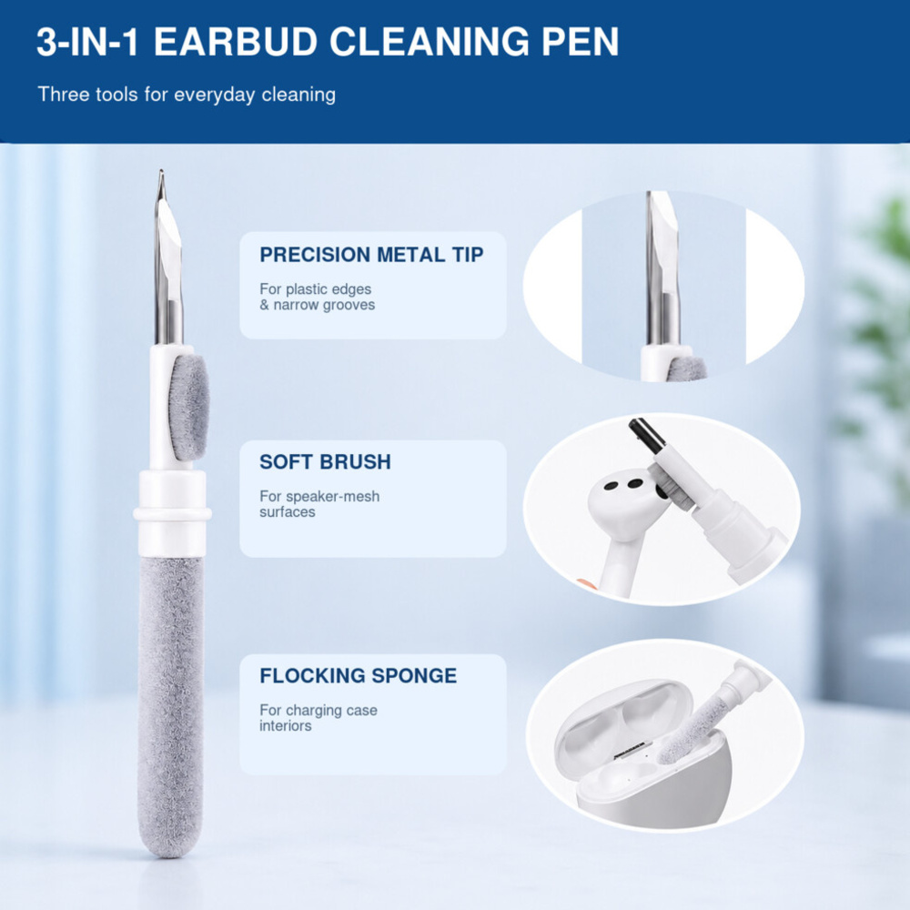 Penna per la pulizia degli aur - Earbuds Charging Case recensione e prezzo
