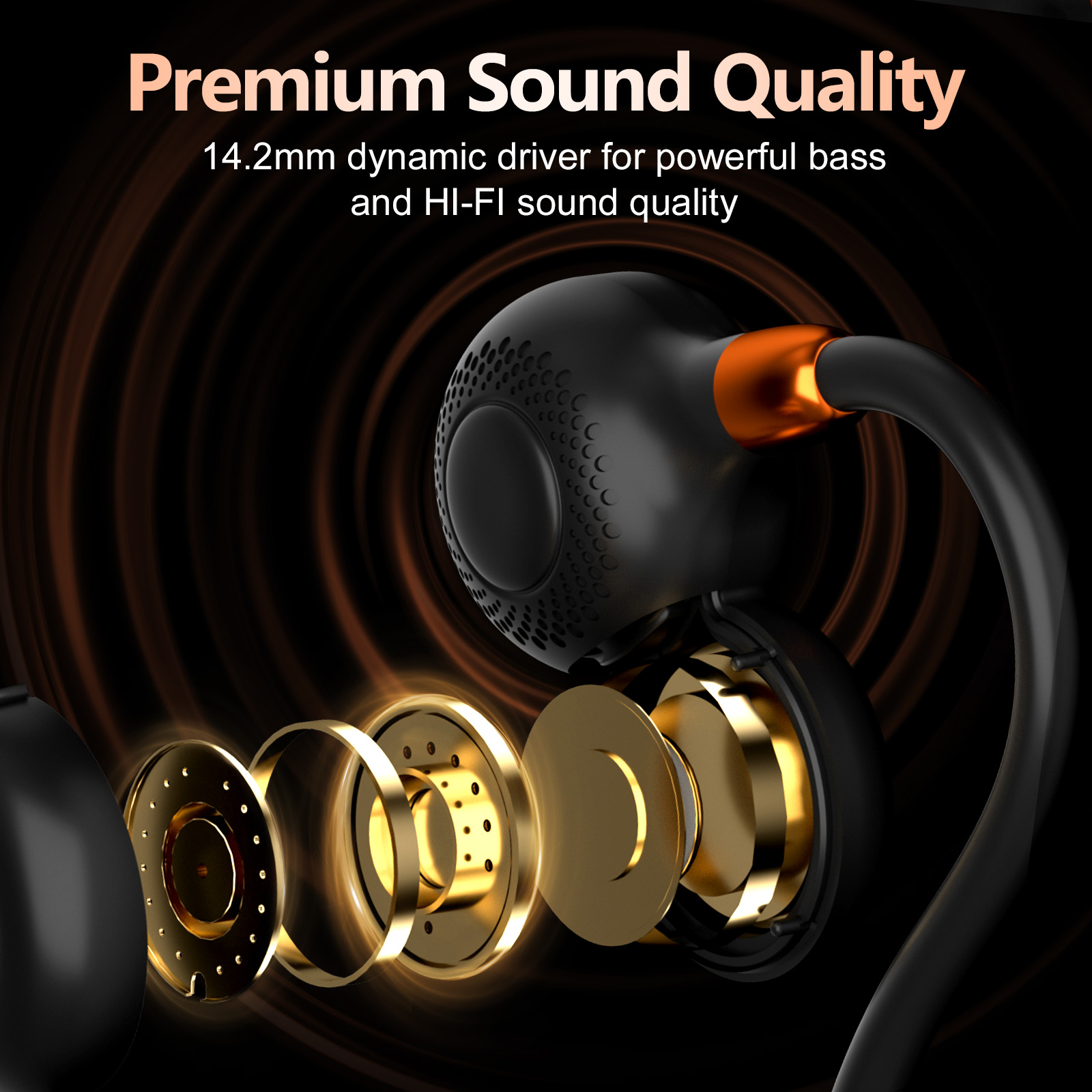 Cuffie sportive a orecchio ape - Noise Cancelling Headphone recensione e prezzo