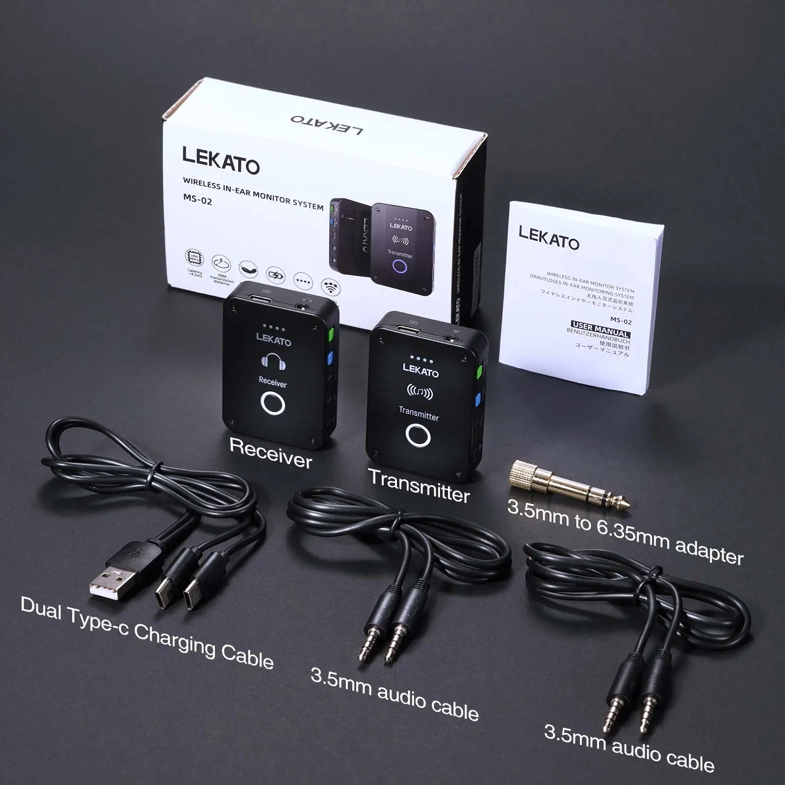 Lekato Ms-02 Sistema Iem wirel - In Ear Monitor Iem recensione e prezzo