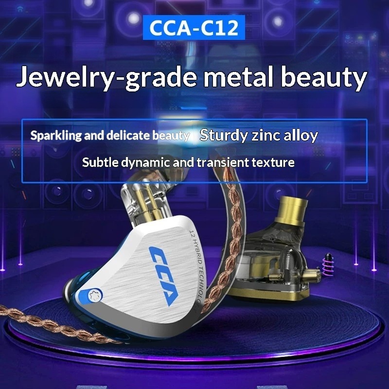 Auricolari CCA C12 Hi-Fi di Gr - Audiophile Headphone Wired recensione e prezzo