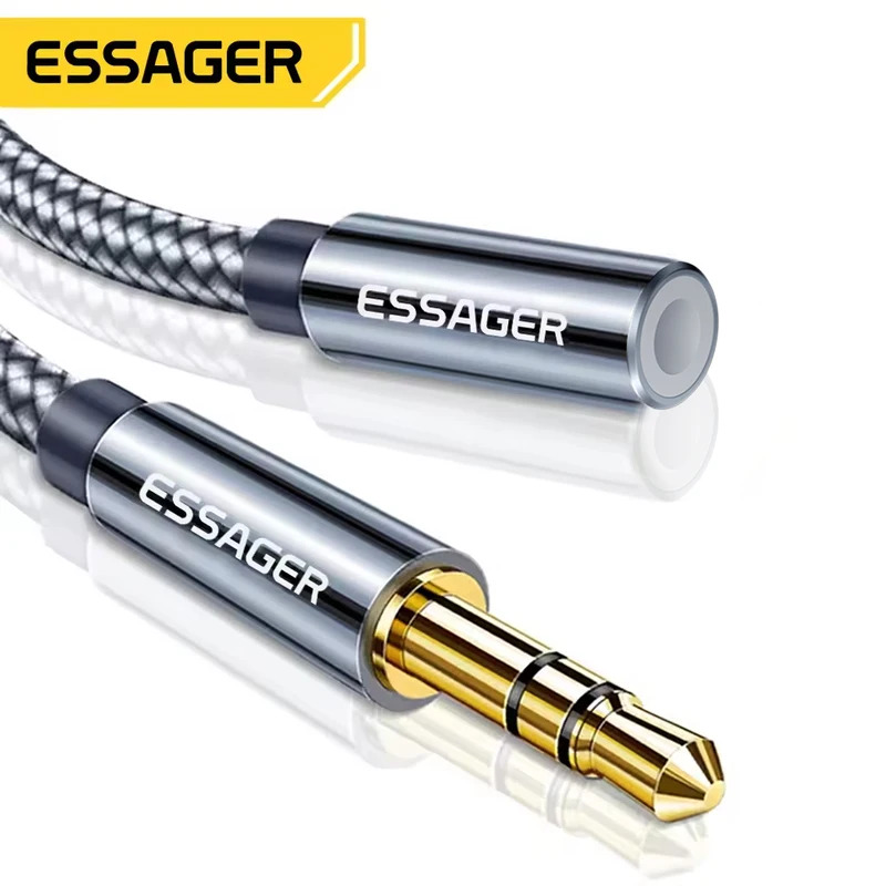 Cavo Audio Aux Essager da 3,5m - Earphone Splitter Jack recensione e prezzo