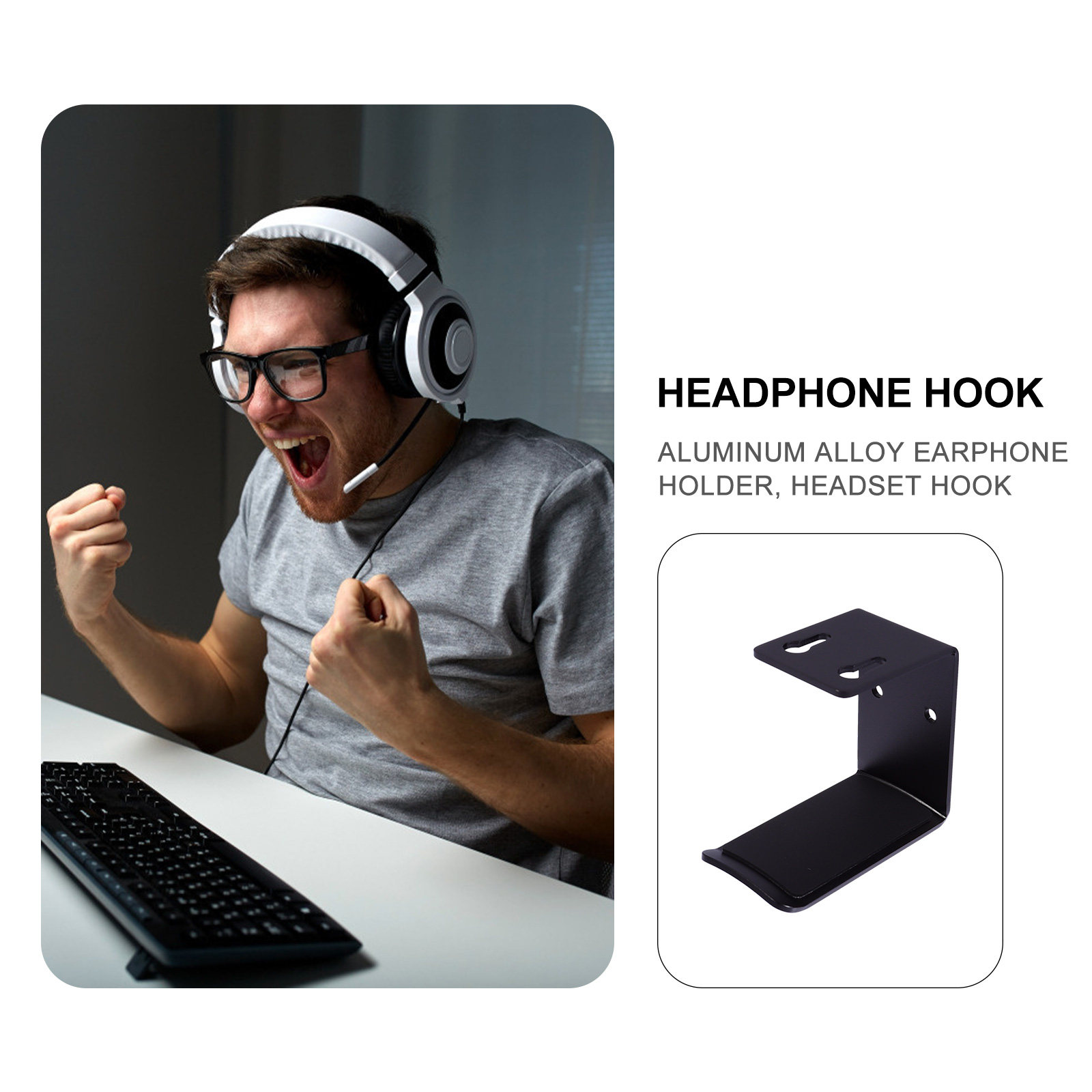1 Pezzo Supporto per Cuffie in - Headphone Stand Desk recensione e prezzo